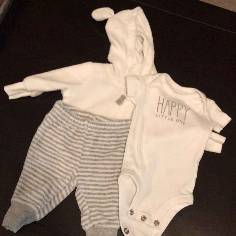 Sweat suit and onesie